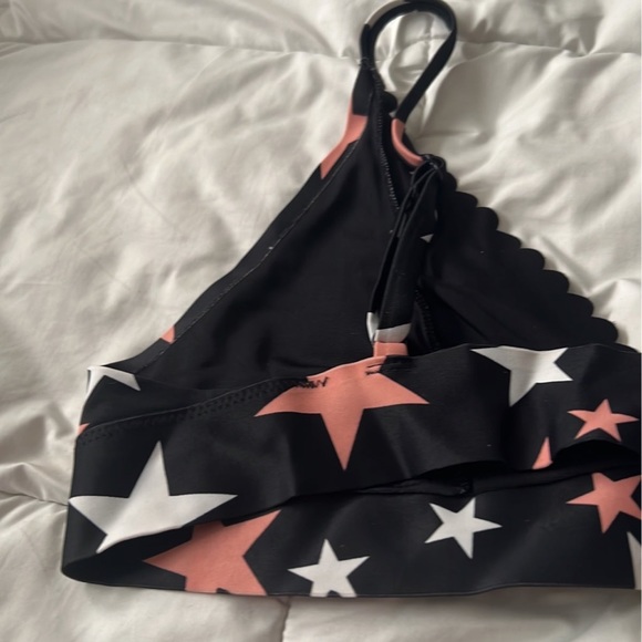 Pink star bralette with side logo - Picture 4 of 5